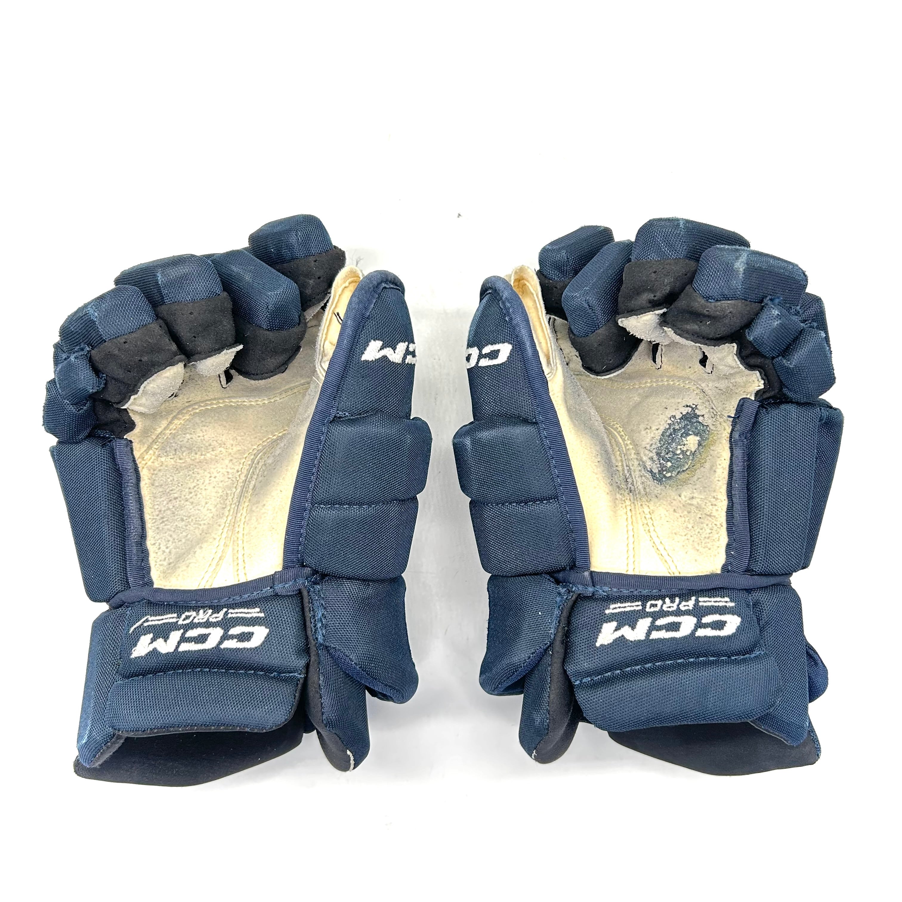 CCM HGTKPP - Gants Pro Stock d'occasion (bleu marine)